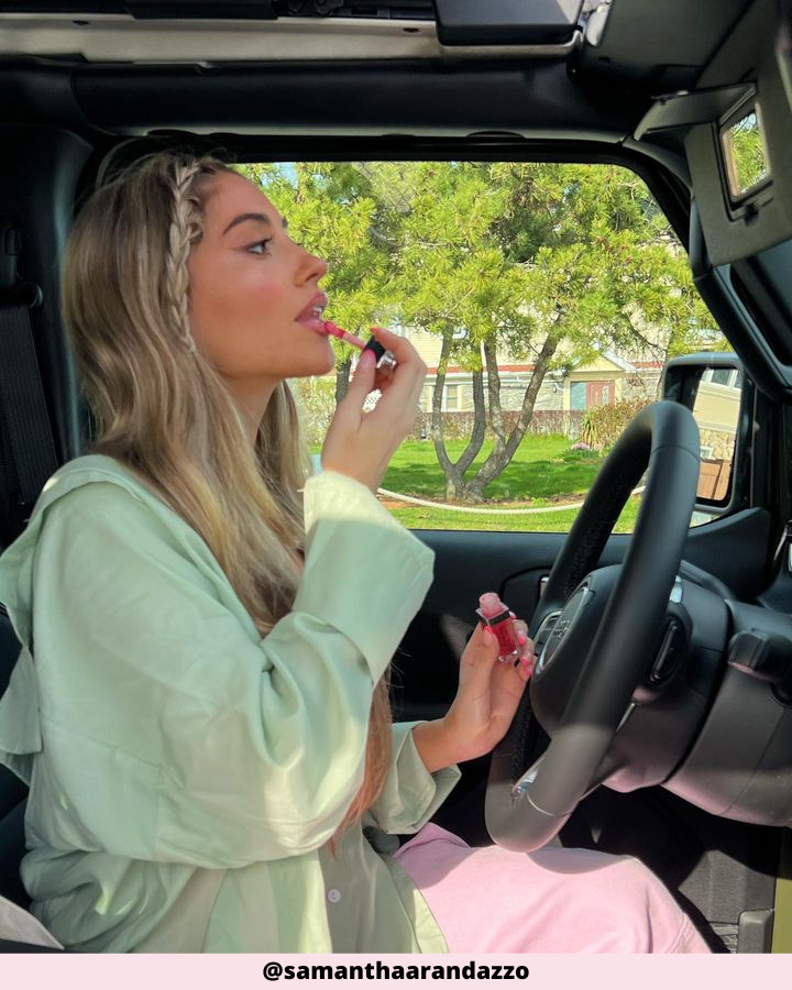 car poses for woman - @samanthaarandazzo - getting ready