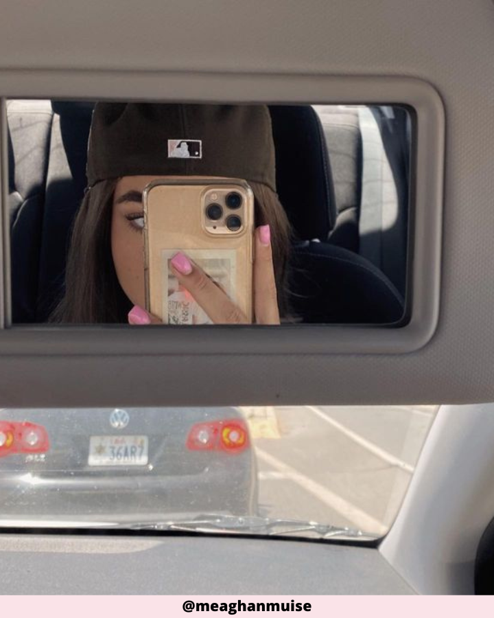 car poses for woman - @meaghanmuise - mirror mirror