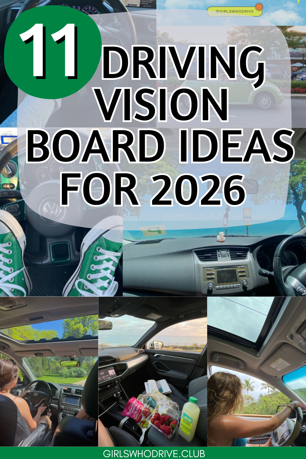 driving vision board ideas