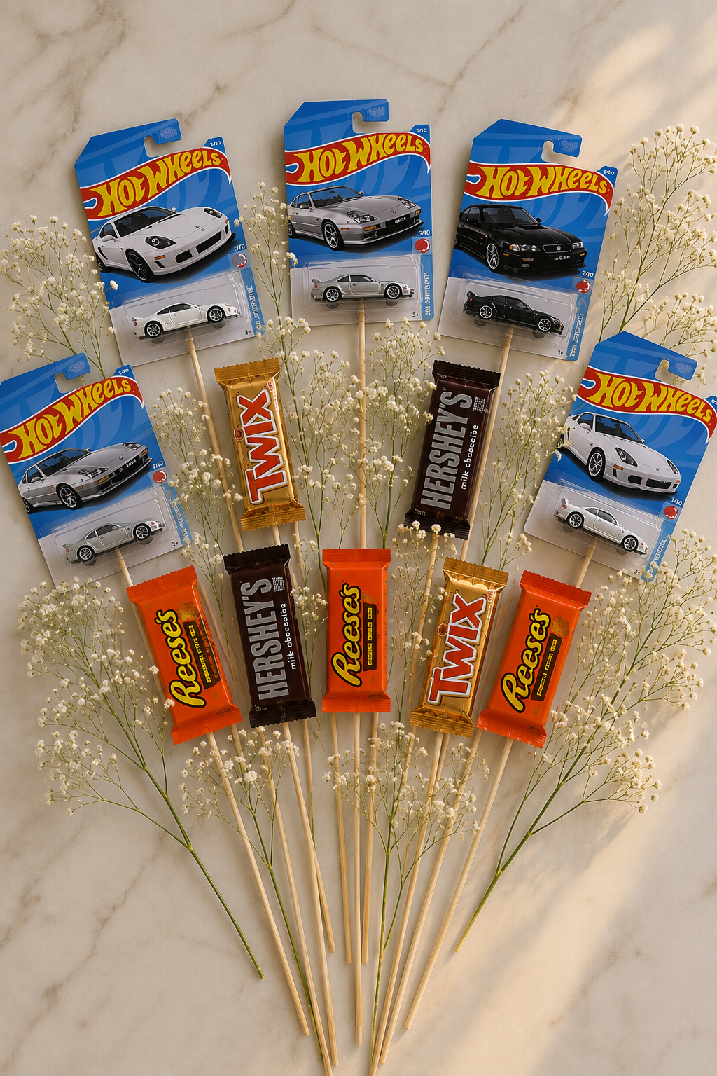 How To Make A Hot Wheels Bouquet