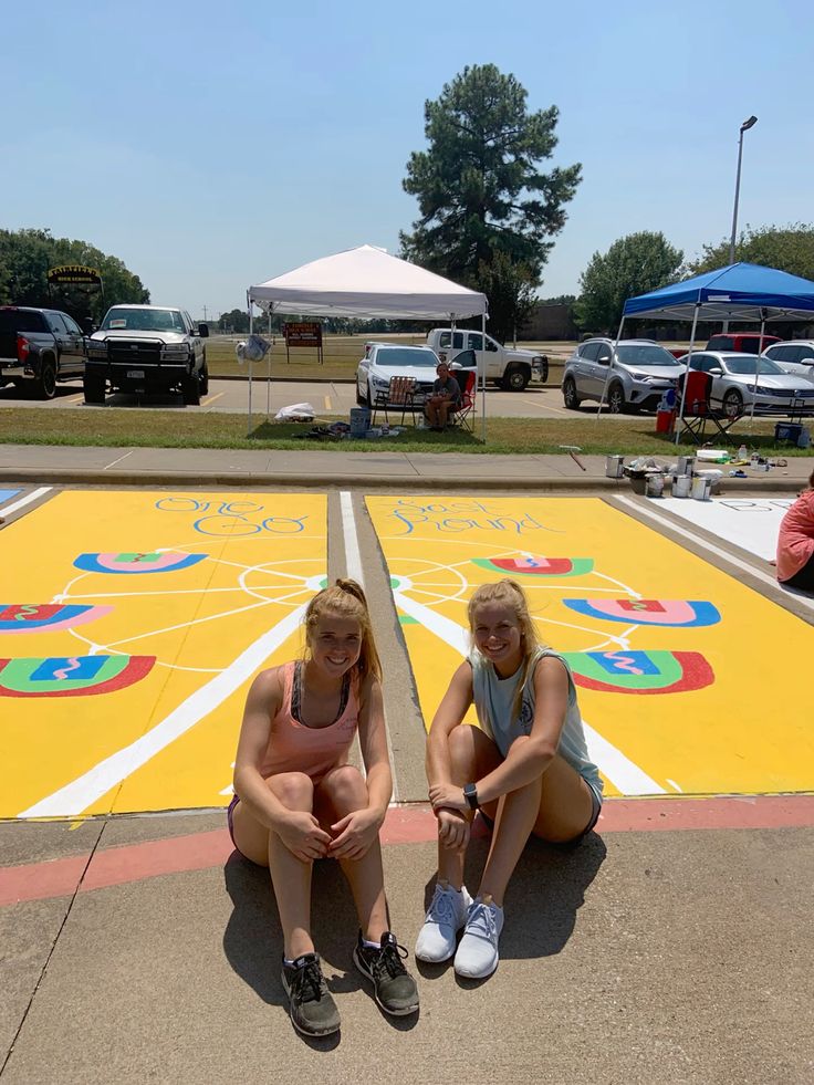 senior parking spot idea for best friends